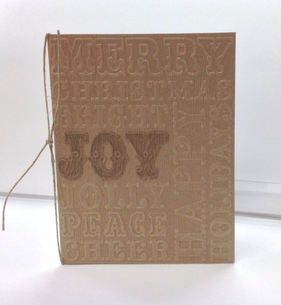 Card Kit - Embossed Woodgrain