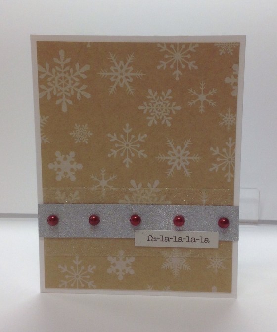 Card Kit - Fa la la la la